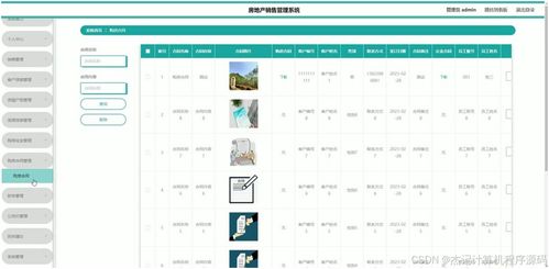 计算机毕业设计springboot房地产销售管理系统 房地产交易管理系统 房产销售管理平台